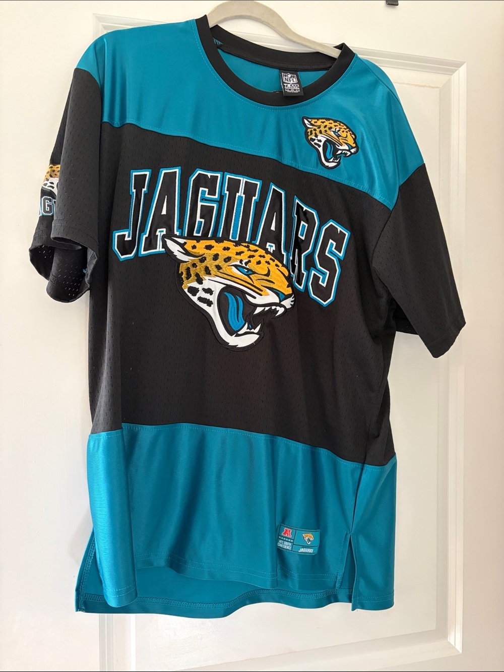 Jacksonville Jaguars Women's Teal & Black Jersey